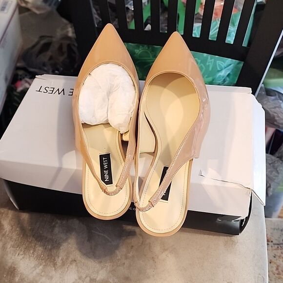 Beautiful Nine West Nataly sling back heels - Picture 5 of 5